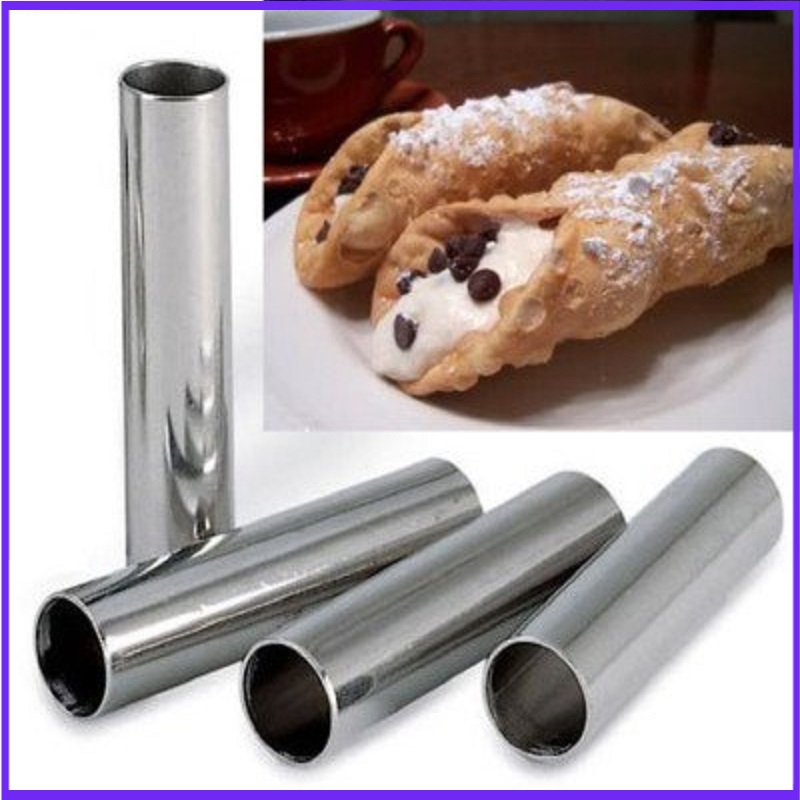 Alluminum Cannoli Formen, 4 ro – Danish Pancake Pan Bewertung und Preis