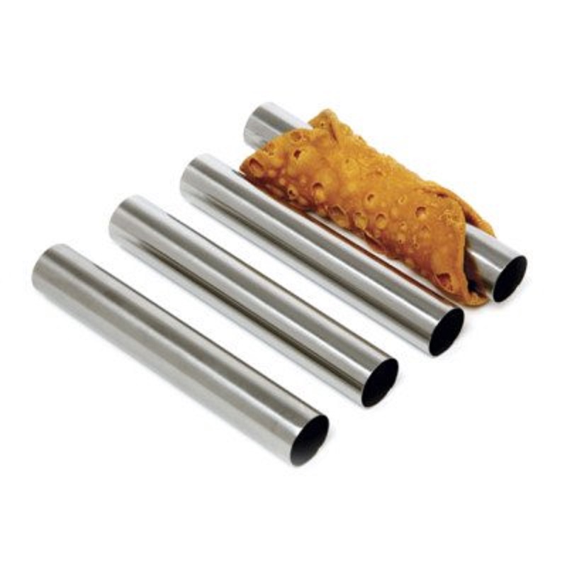Alluminum Cannoli Formen, 4 ro – Danish Pancake Pan Bewertung und Preis