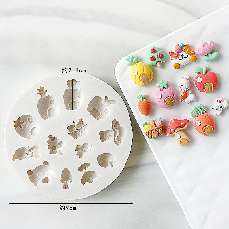 Niedlicher Hase Bär Karotte Ha – Donut Mold Silicone Bewertung und Preis