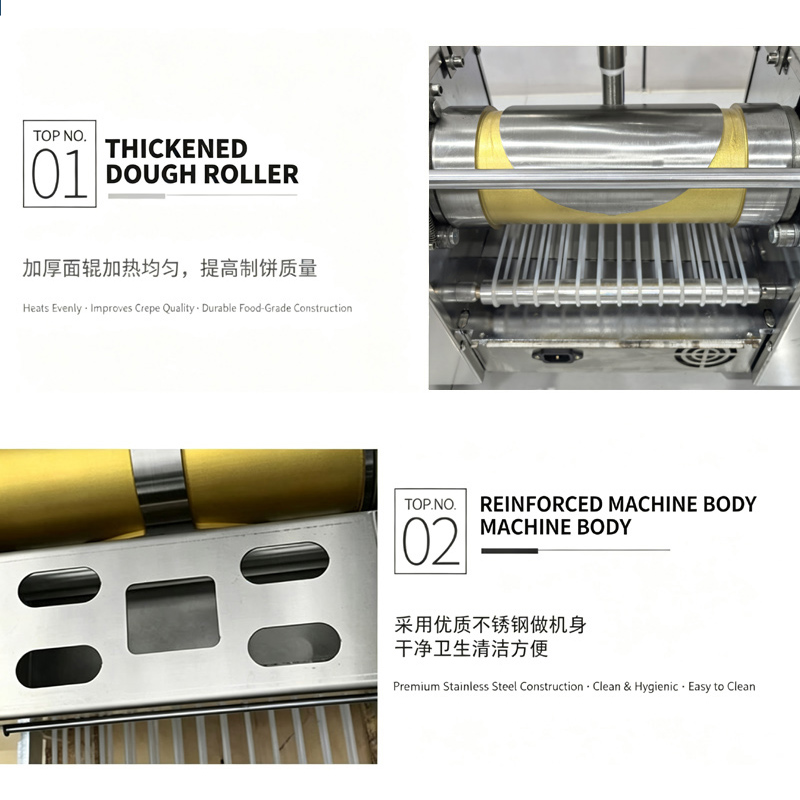 Automatische Mille-Crêpe-Masch – Spring Roll Wrapper Bewertung und Preis