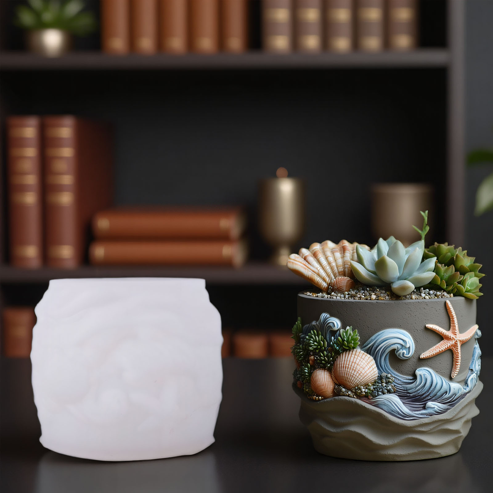 Marine Life Relief Sukkulente  – Potsticker Mold Bewertung und Preis