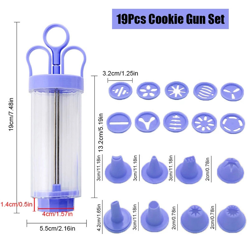 BOZZH DIY Manuelle Cookie Pres – Churros Maker Gun Bewertung und Preis