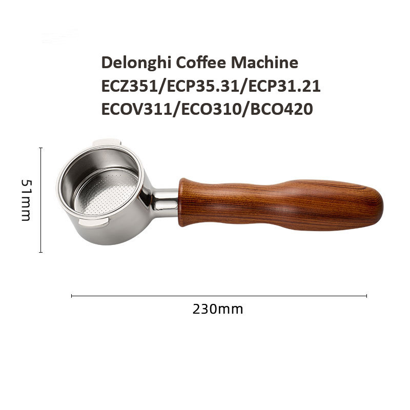 51 mm 304 Edelstahl-Bodenloser – Delonghi Espresso Ecp3420 Bewertung und Preis